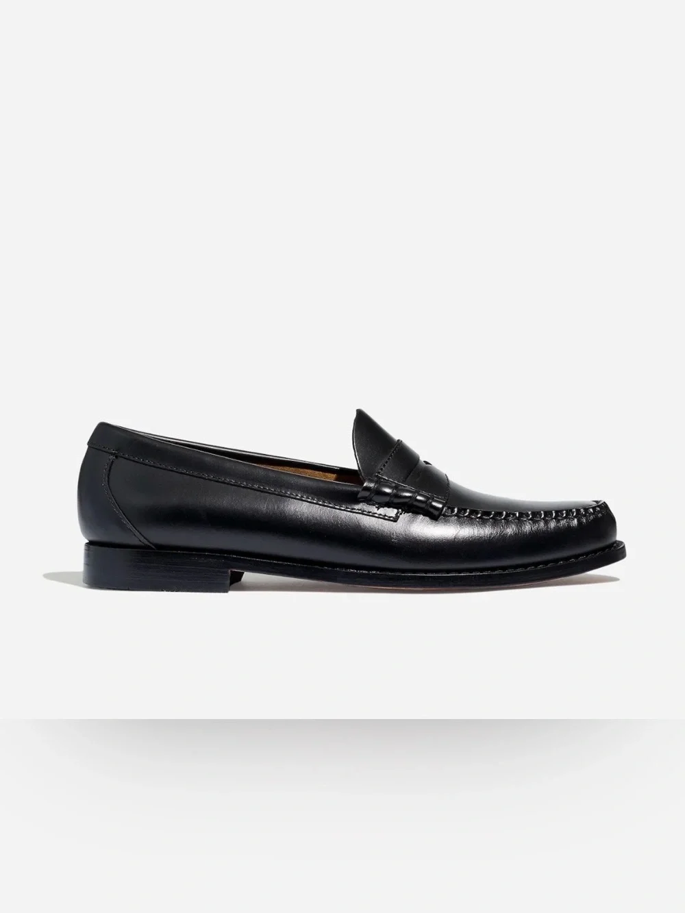 NEW Madewell G.H.BASS Weejuns® Penny Loafers in black leather size 12 NF669 $175